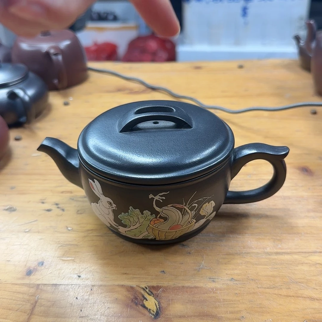 紫砂茶壶民间手艺人全手工制作