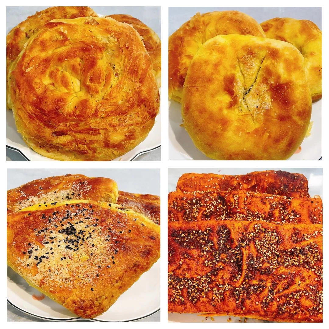 甘肃特产天水烤馍 早餐馍馍糕点小吃烤饼现做小麦面粉
