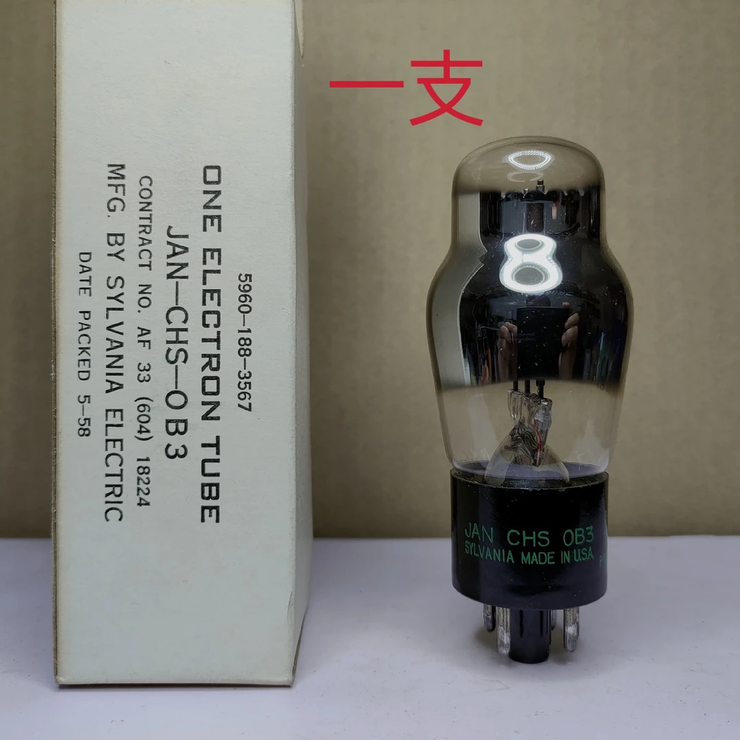 0B3全新原装原盒早期（58年产）喜万年电子管