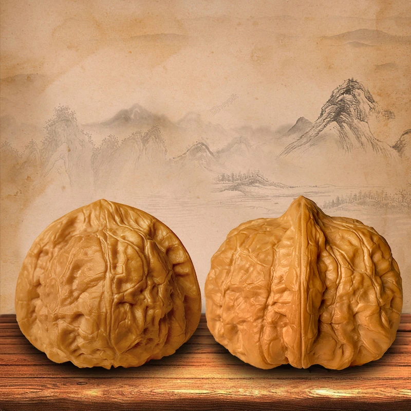 文玩把玩麻核桃白狮子头南瓜墩龙门涧平谷元宝大蒜头大龙精选配对