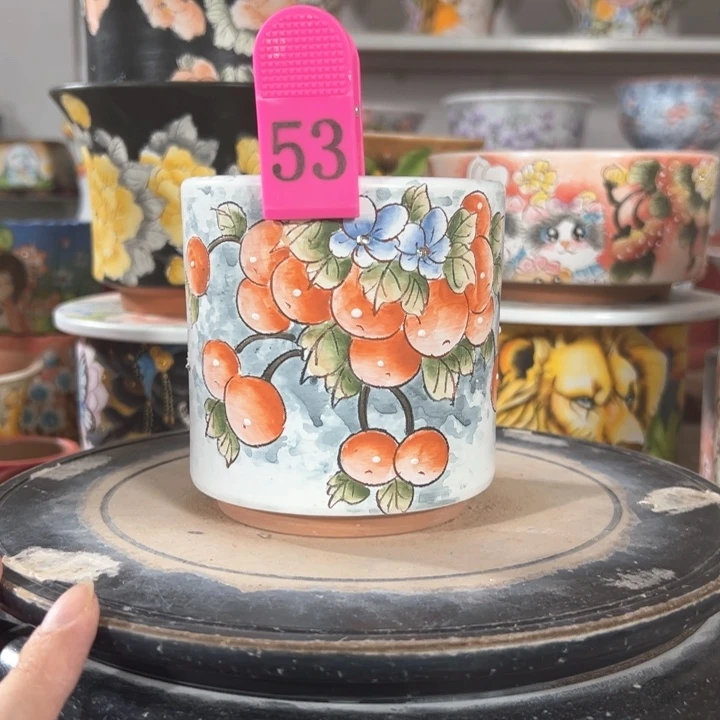 景德镇市昌江区手绘花盆
