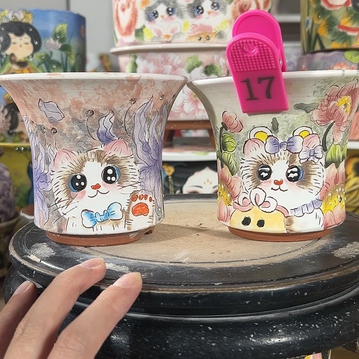 景德镇市昌江区手绘花盆