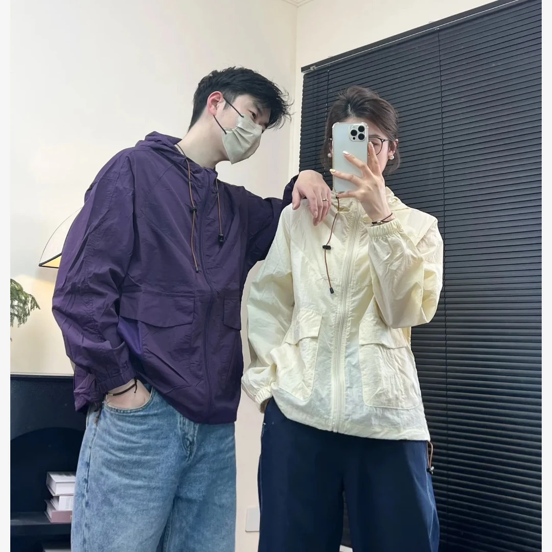1山系专业防晒衣男女 工装户外薄款防紫外线皮肤衣透气冲锋衣
