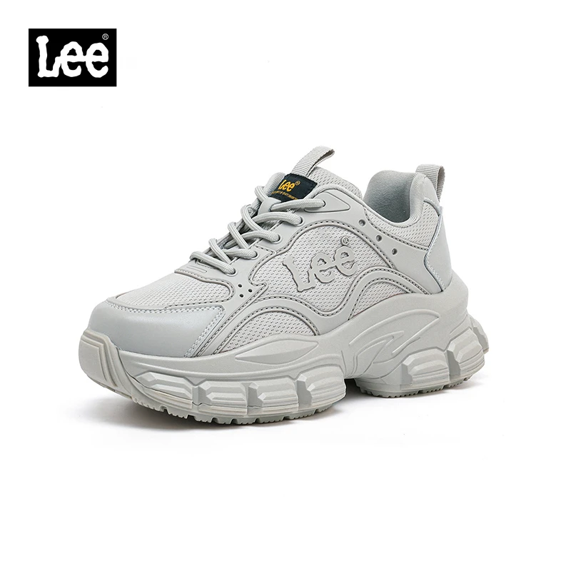 Lee2025新款女款休闲老爹鞋厚底增高运动鞋潮流休闲老爹鞋时尚