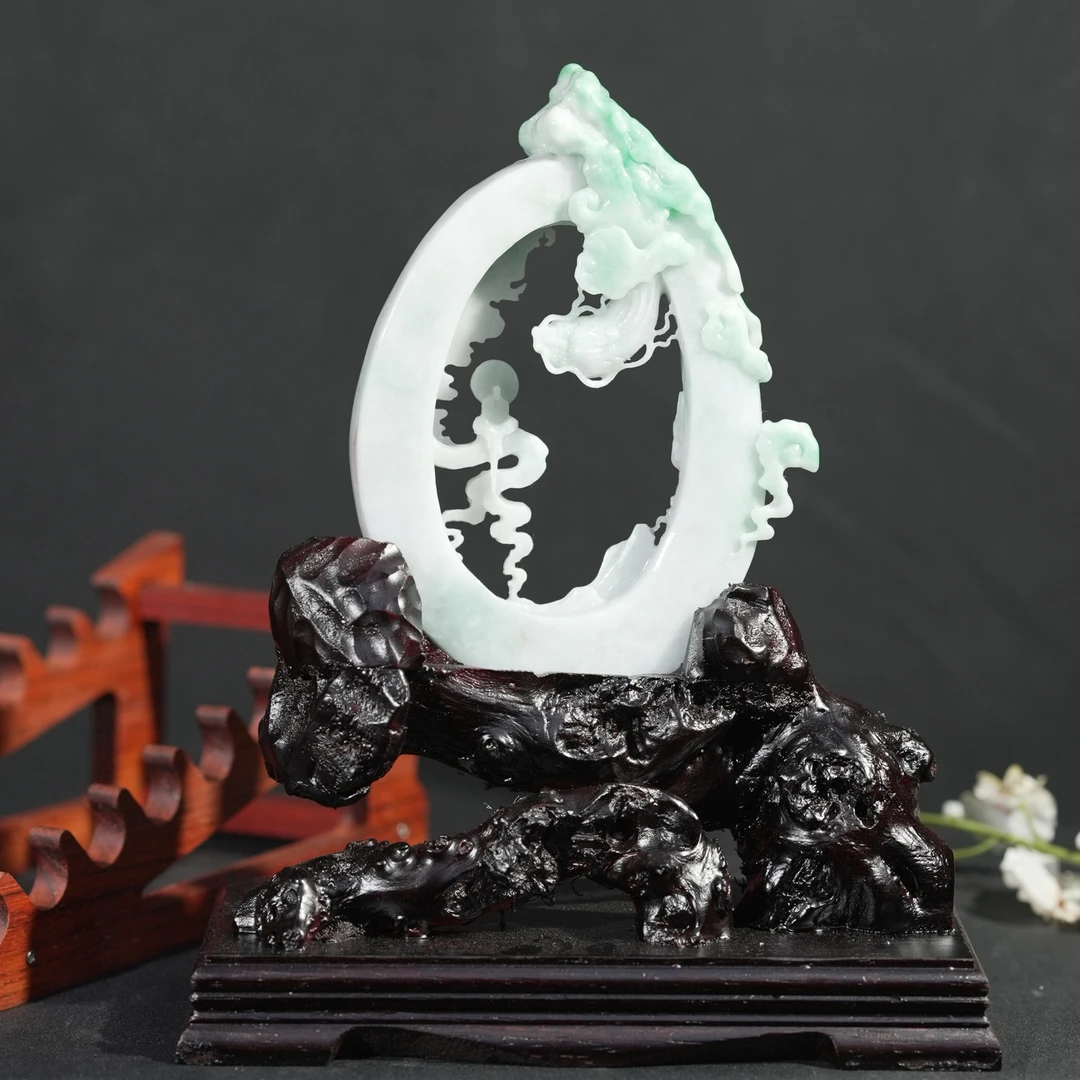 【618大促】10.23香港王老板-翡翠摆件w843