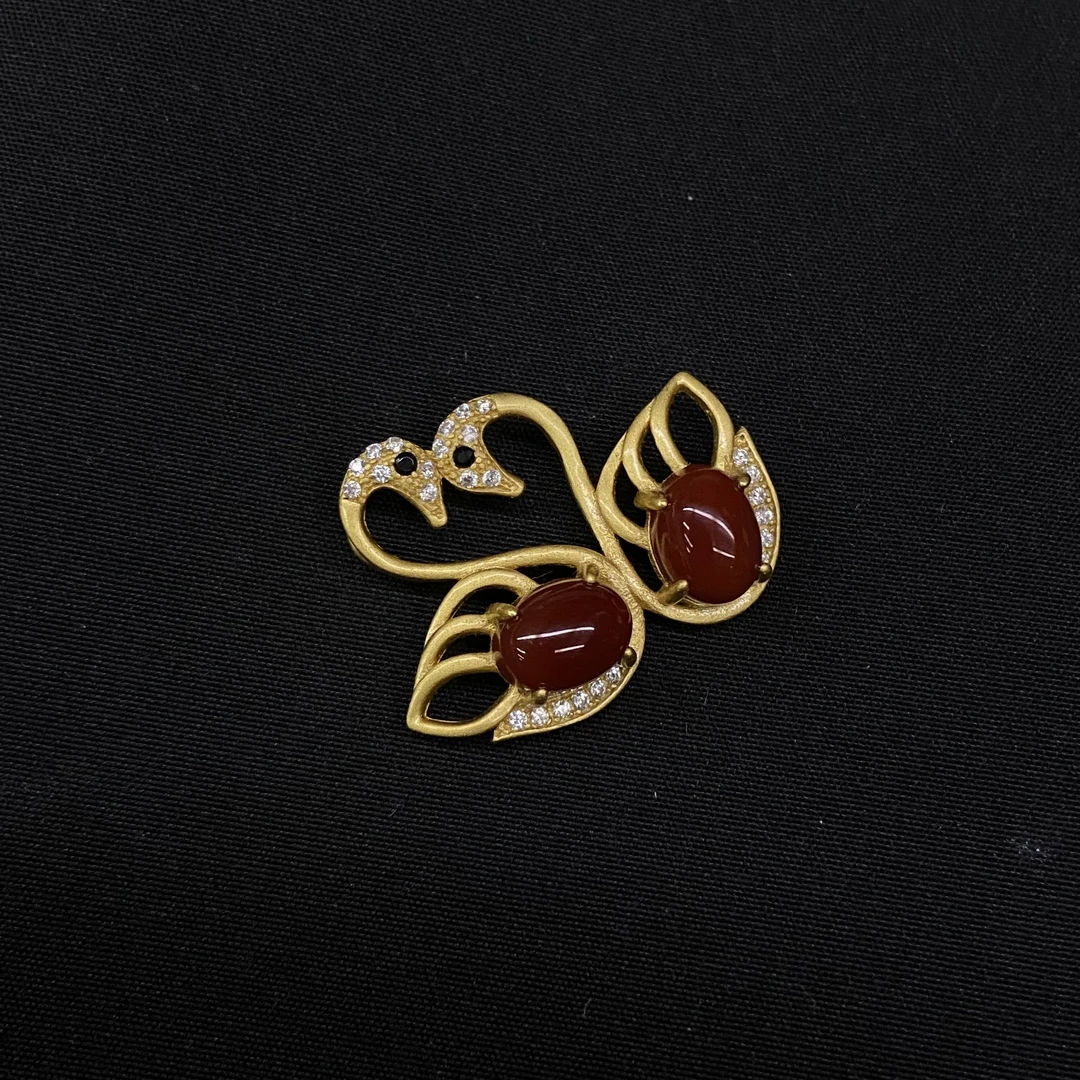 【618大促】7.7香港王老板-南红玛瑙吊坠m195    ydy0567