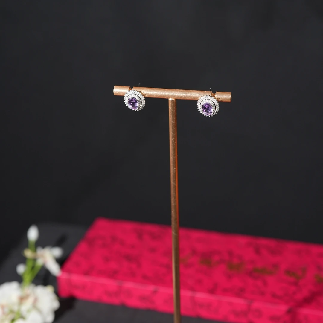 【618大促】10.11香港王老板-水晶耳饰5d31. JE5053