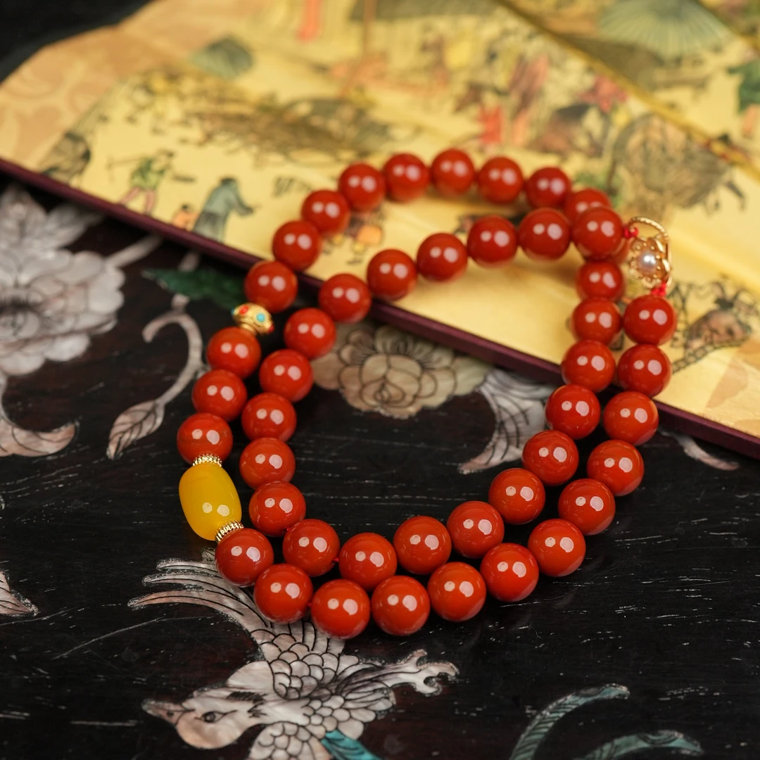 【618大促】11.21香港王老板-玛瑙项链d41