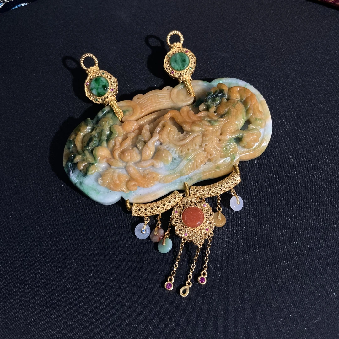 【618大促】9.22香港王老板-翡翠A货吊坠k743