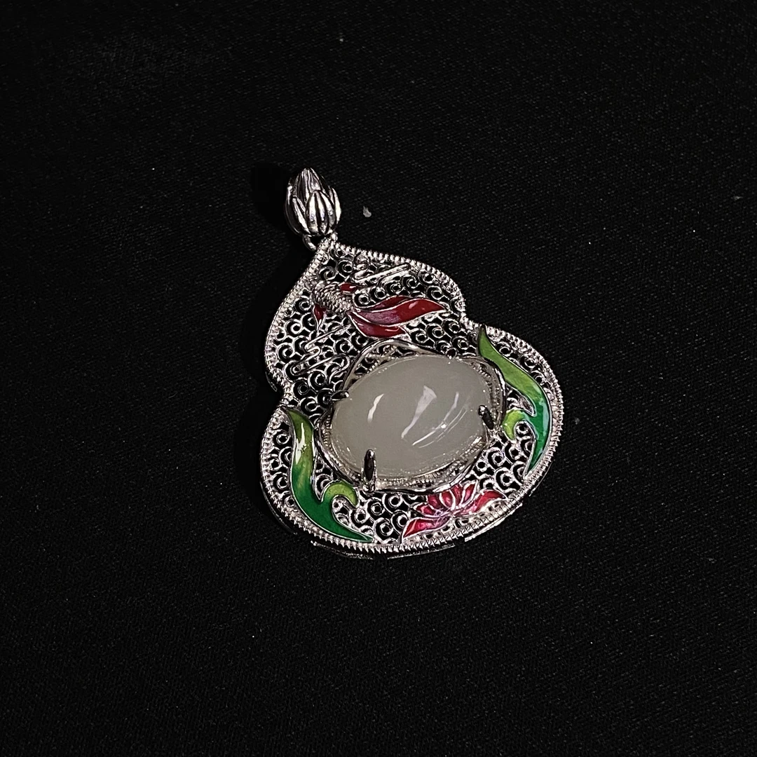 【618大促】9.18香港王老板-和田玉镶嵌吊坠多样性发一2s156