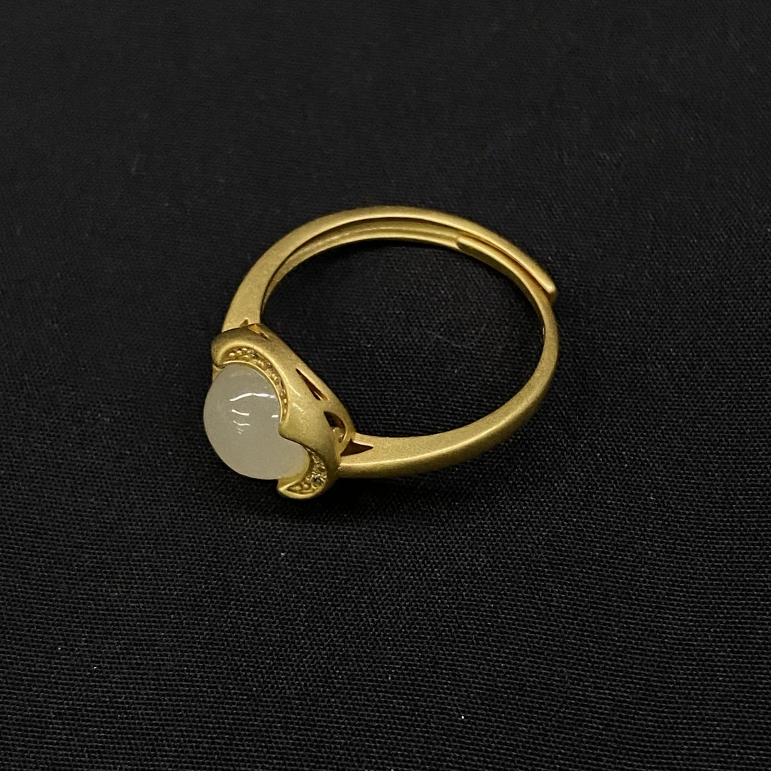 【618大促】7.7香港王老板-和田玉镶嵌吊坠m225   ydy498