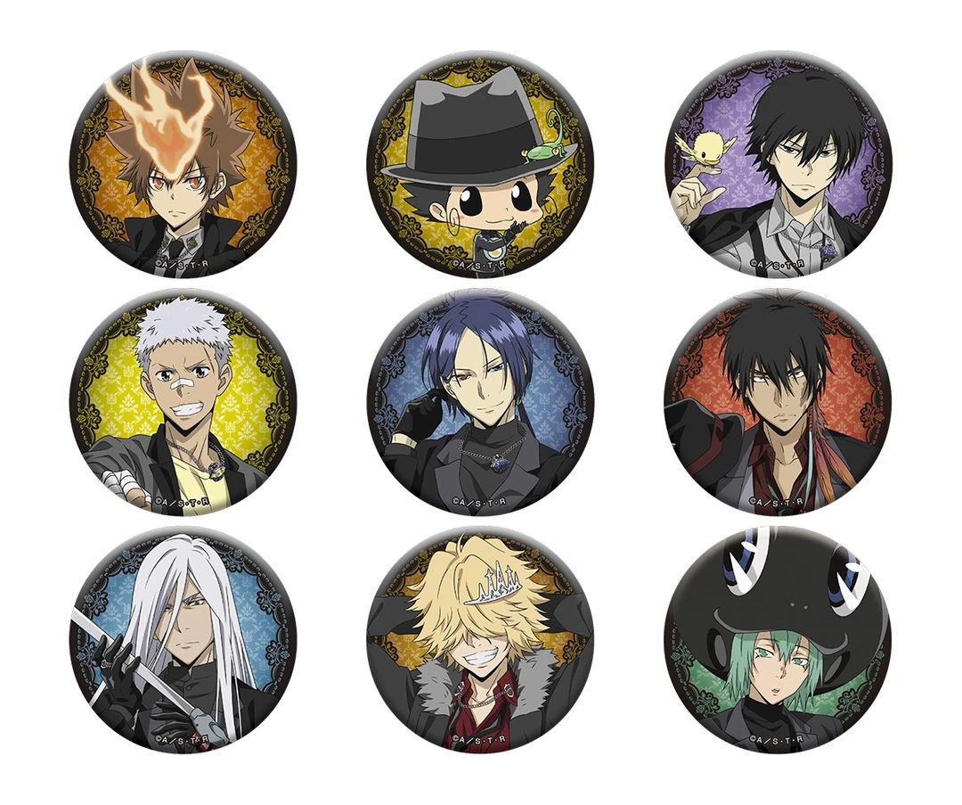 日谷【家庭教师 】黑西装吧唧徽章 盲盒（默认待拆） 九五