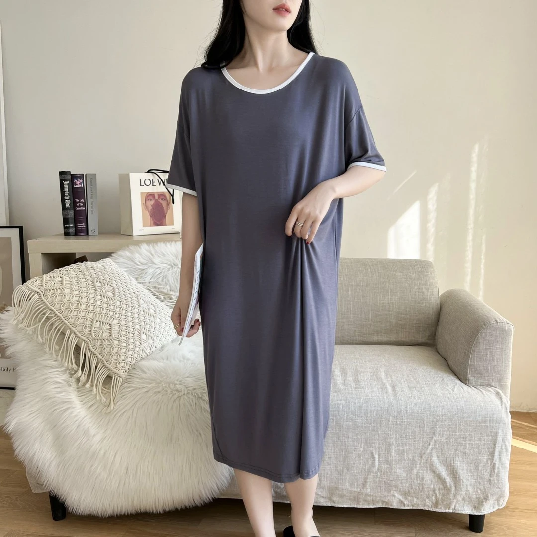 【海小山】女士短袖睡裙连衣裙XY2315