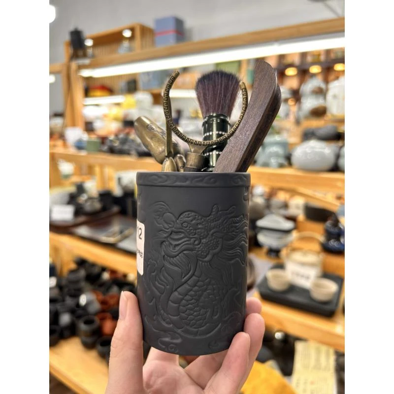 原矿紫砂茶道六君子