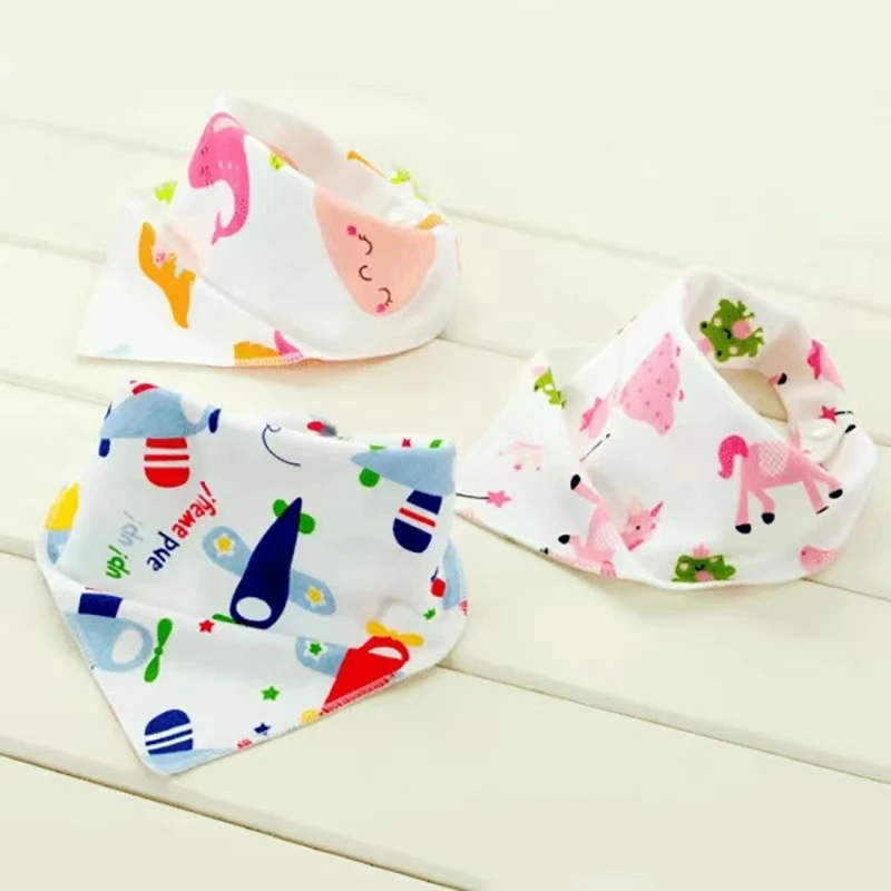 宝宝口水巾a类围嘴新生防吐奶水围兜儿童围巾口水婴儿三角巾夏季