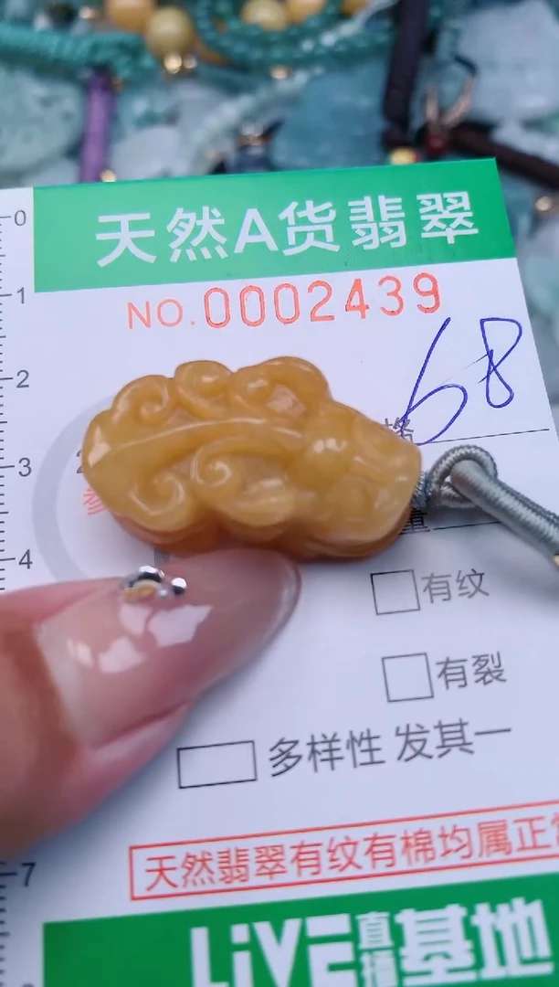 【闪购商品】翡翠颈饰未镶嵌.0002439