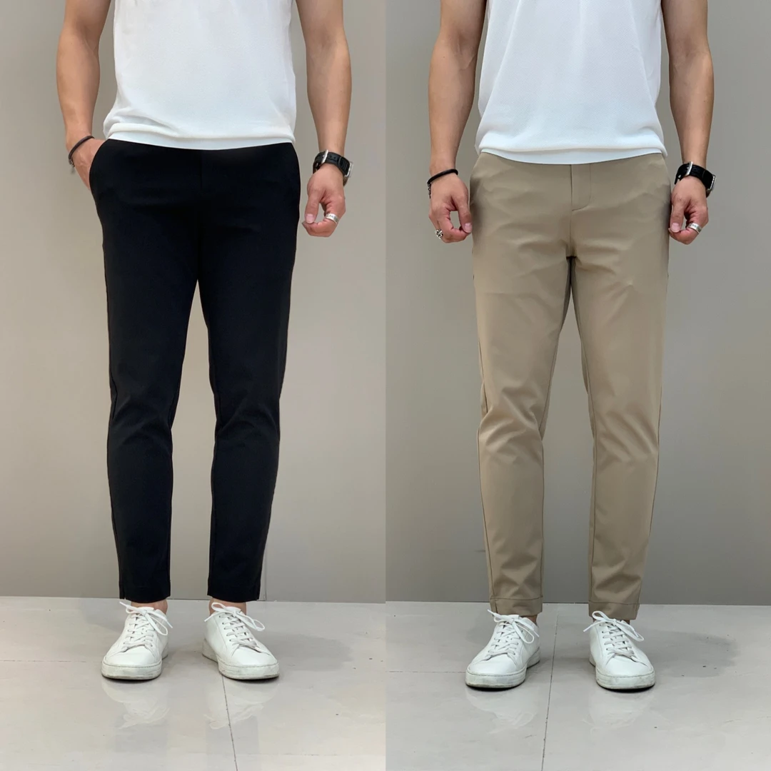 T&X/梯形男士春夏新款休闲时尚简约百搭修身西裤休闲裤0076/0101