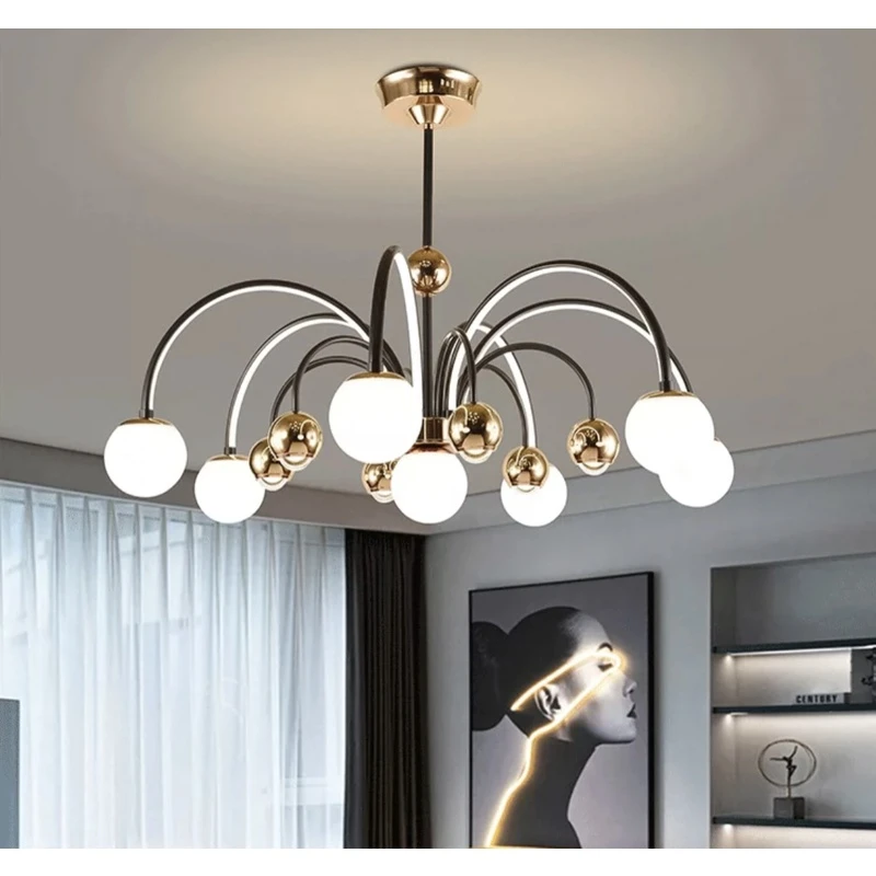 网红爆款客厅灯新北欧风餐厅灯氛围感