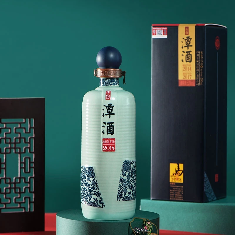 年份 潭酒【酒厂自营】 年份潭酒2014 酱香型大厂白酒53度500