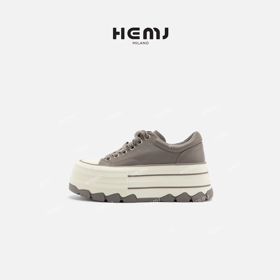 HEMJ 和梦洁2025新款厚底时尚百搭舒适休闲鞋 MC1D4319