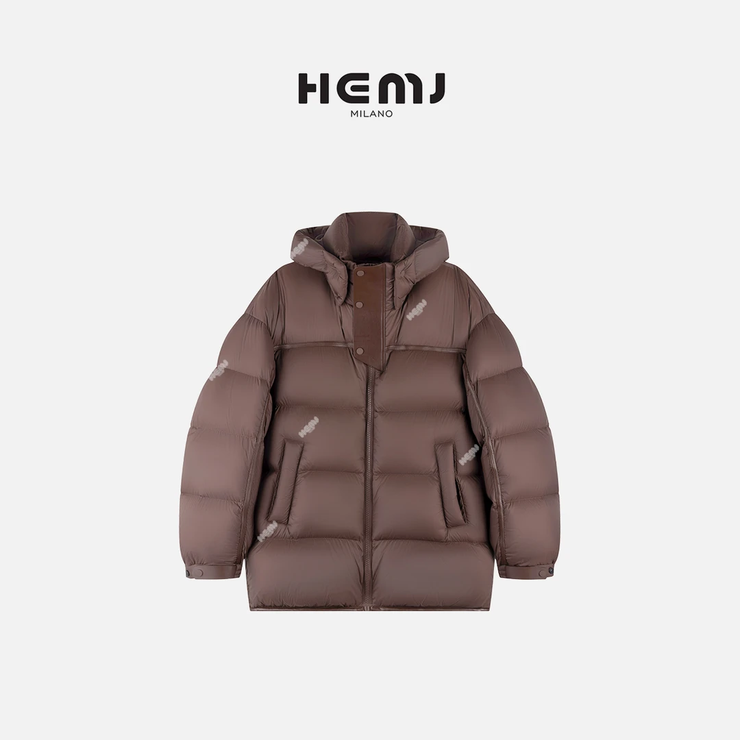 HEMJ 从”绒“冬日 90鹅绒连帽保暖羽绒服 MC1D3921