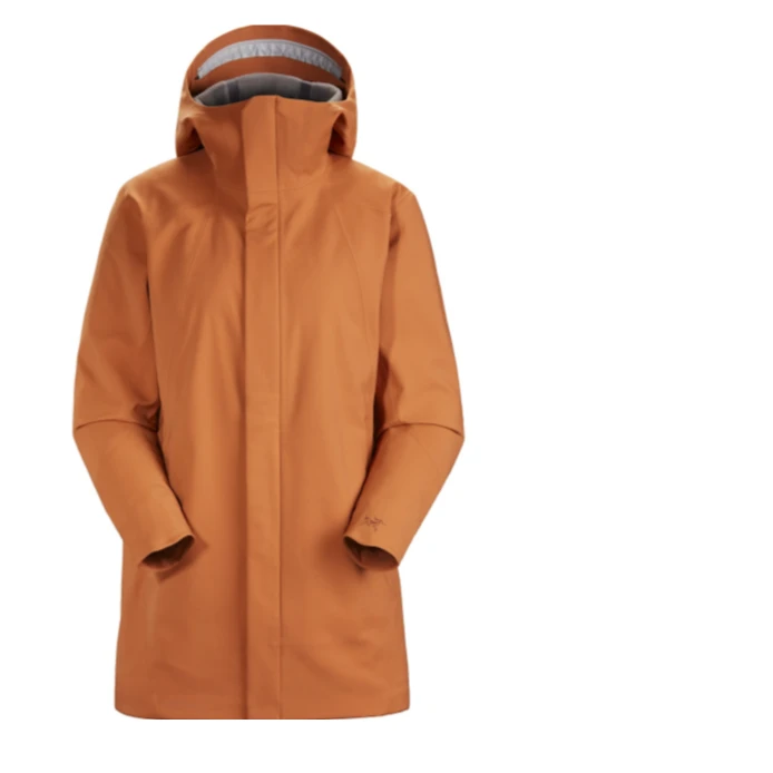 ARCTERYX/始祖鸟Wynd Softshell Coat Hoody女款中长款软壳衣时尚
