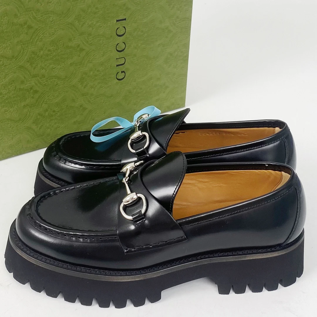 37.5码 Gucci古驰 马衔扣乐福鞋 全新 lm901