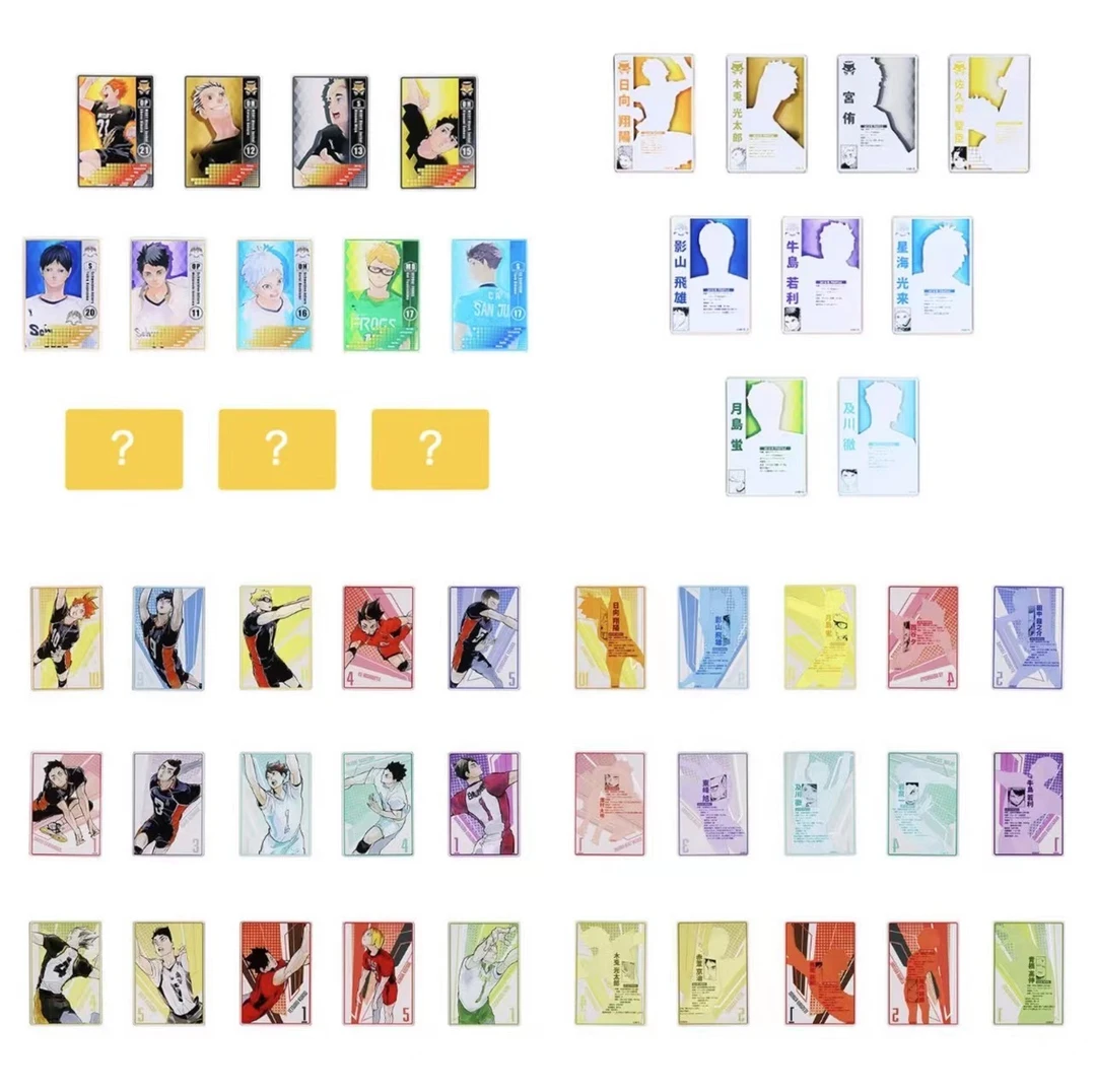 【排球少年】JS原画亚克力数据卡1.2弹 日谷 官混散池