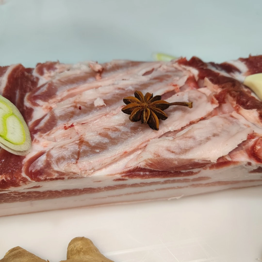 【挑刺五花(去脊)4斤Ⅲ】天津杂粮土猪肉放心无水无添加可追溯