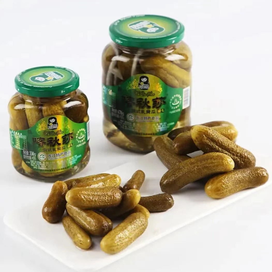 喀秋莎俄式酸黄瓜俄罗斯酸黄瓜龙江特产330g俄式乳黄瓜罐头670g