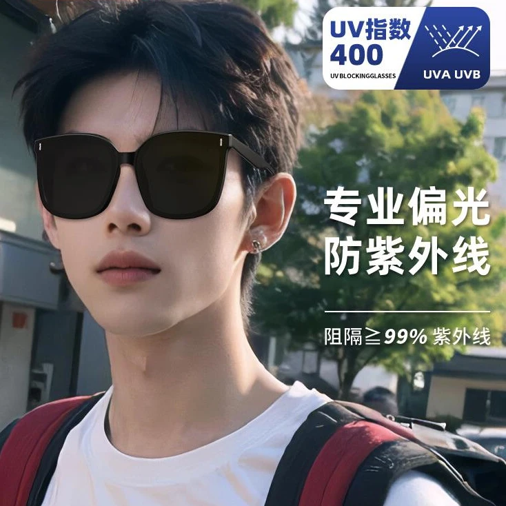 墨镜男款2024年新款开车专用墨镜潮酷高级感痞帅防紫外线太阳眼镜