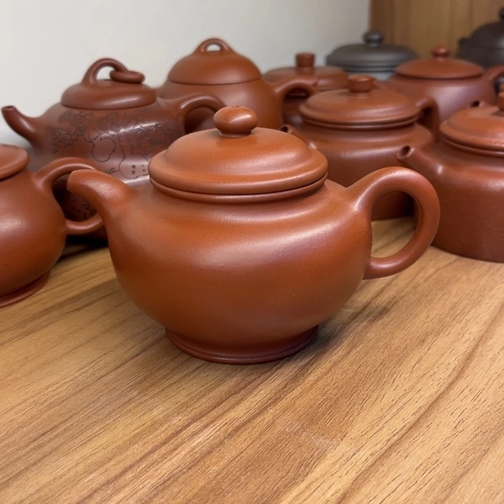 紫砂茶壶小红泥掇只