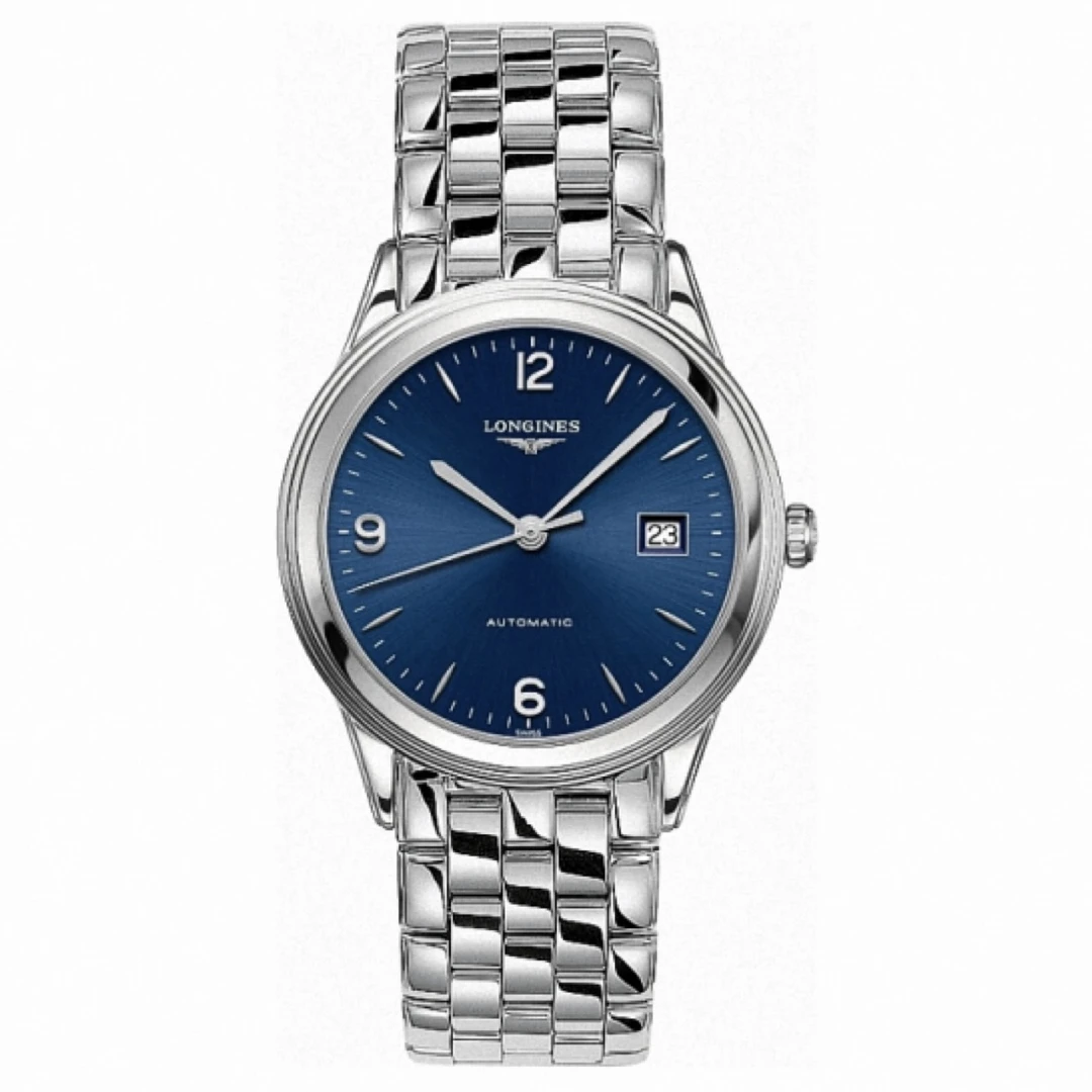 99新 Longines/浪琴 军旗874/38.5/机械瑞士名表