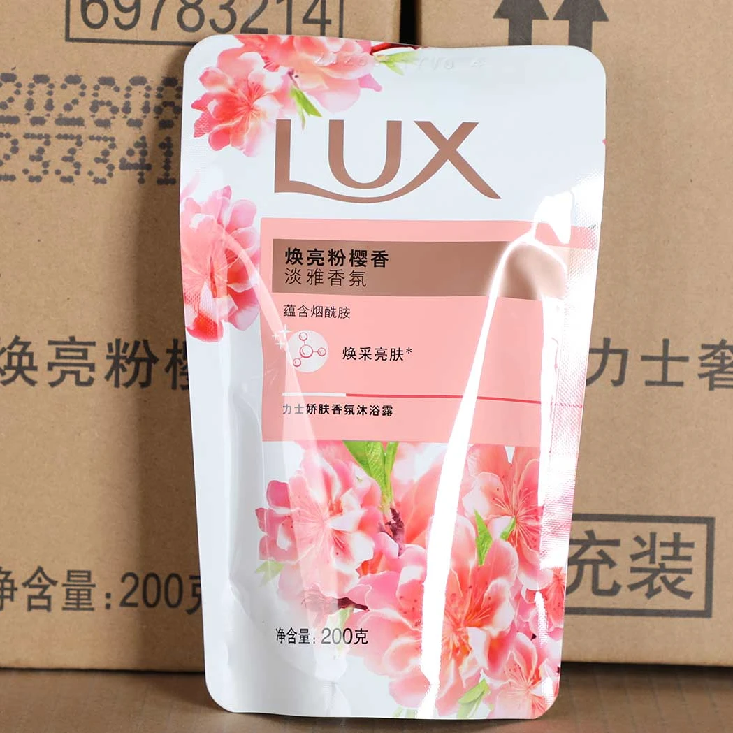 力士樱花香烟酰胺白白 沐浴露200g补充装