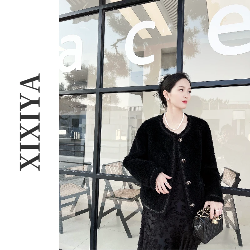 【星月流光】希西亚 澳洲全羊毛小香风外套 25冬季轻奢时尚气质 060