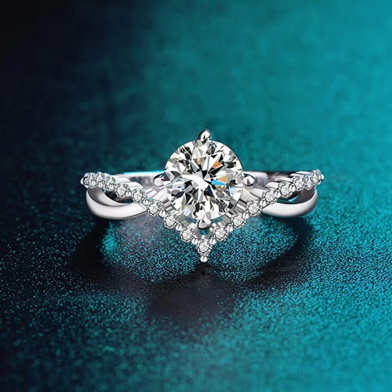 【喜饰高定】女王皇冠-1克拉活口可调轻奢戒指