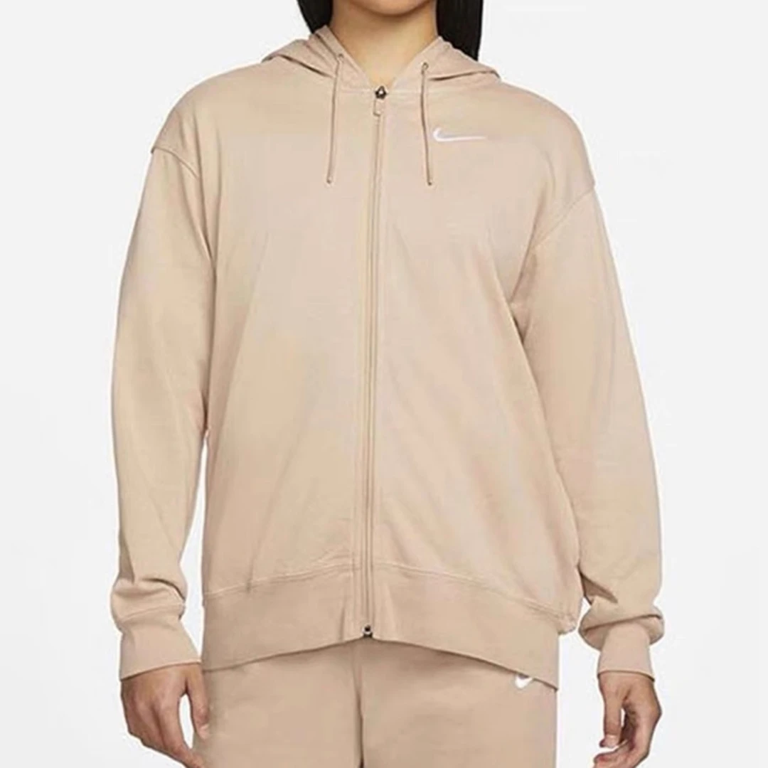 NIKE/耐克耐克女子舒适针织透气运动休闲连帽夹克外套DM6416-200