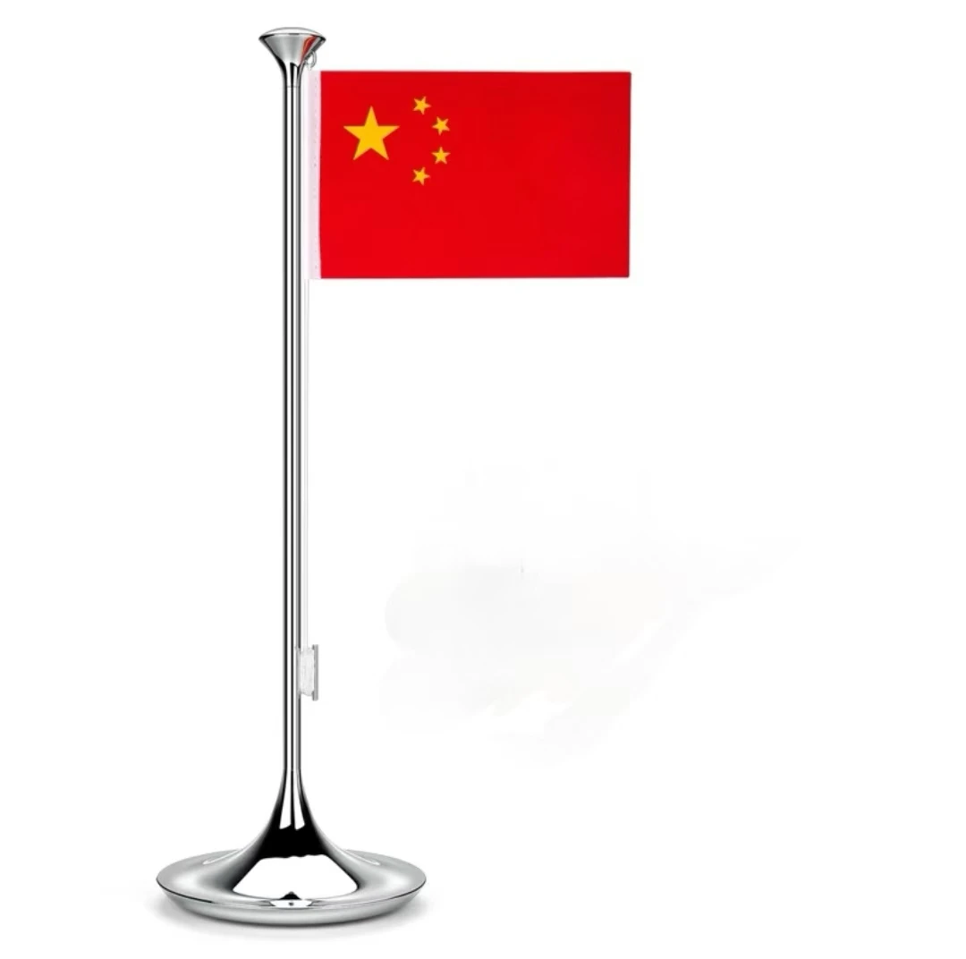 北欧轻奢创意设计桌面旗杆摆件办公桌茶几书桌