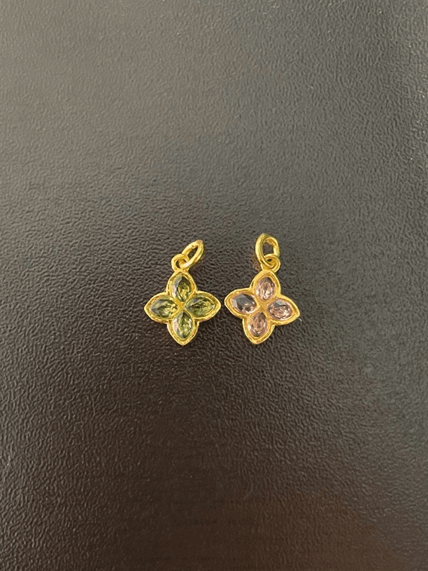 足金999四叶草吊坠多样性发货一件