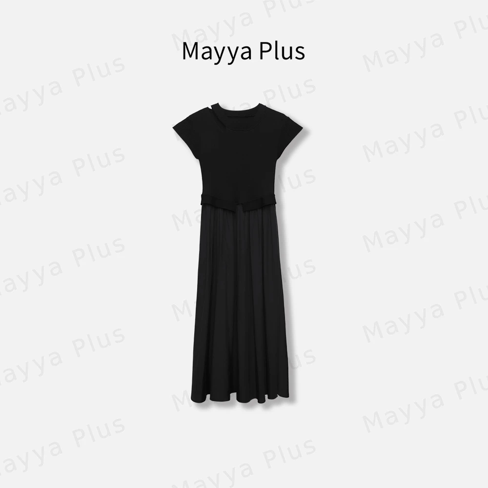 【约会穿搭】Mayya Plus时尚新品轻奢气质显瘦款连衣裙32426032