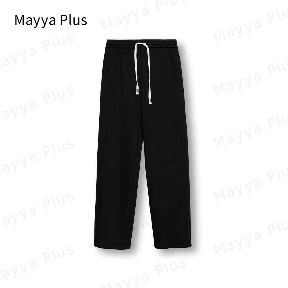 【显瘦密码】Mayya Plus麦芽定制气质显瘦百搭热力感裤子32347968