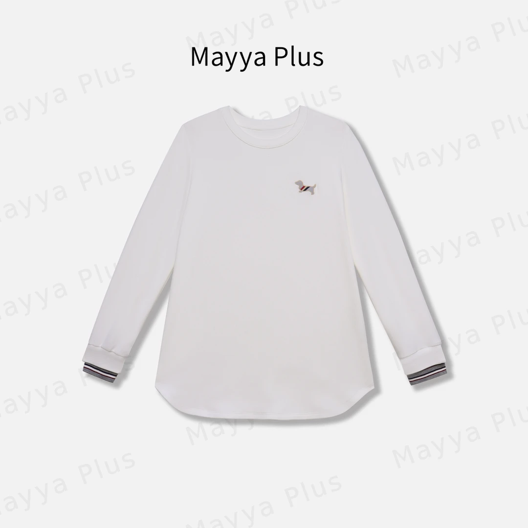 【入场券】Mayya Plus麦芽定制轻奢气质显瘦百搭款T恤32446065A