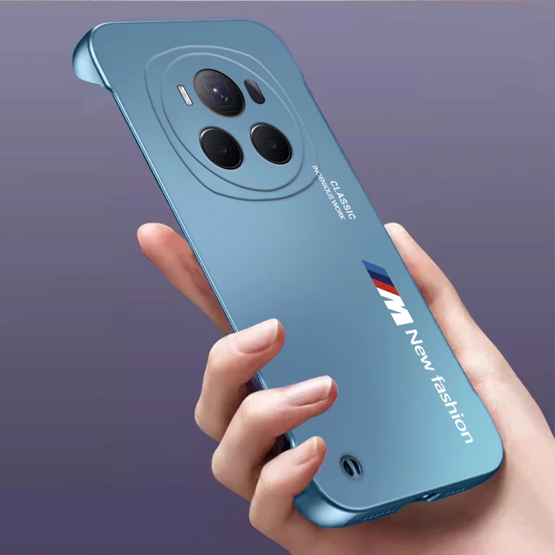 适用荣耀Magic6无边框Magic6pro手机壳亲肤感超薄散热支架标志潮