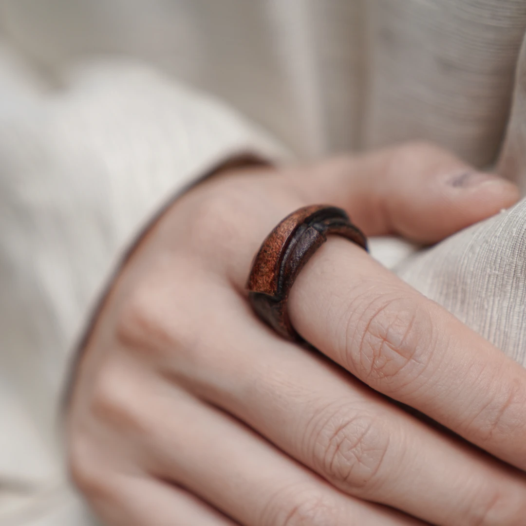 『靑一草木』&『溯也』手工皮具高级感中性精致折边设计手作