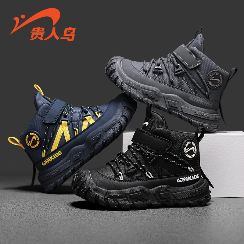 贵人鸟童鞋2025冬季新款2F160G儿童运动鞋中大童户外休闲鞋子