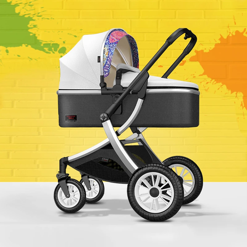 高景观婴儿推车可坐可躺双向减震避震轻便折叠新生儿童宝宝手推车