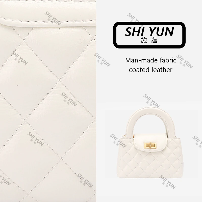 SHIYUN/施蕴白色斜跨手提女包-33230