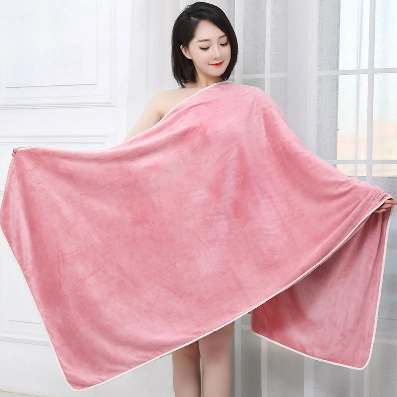 美容院浴巾家用浴巾可穿可裹浴巾成人棉吸水不易掉毛毛巾