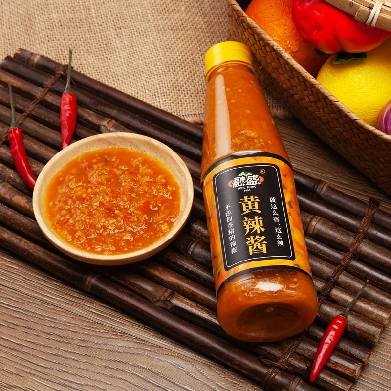 【黄辣酱 】融盛黄辣酱福鼎肉片伴侣自制超辣下饭香辣鲜椒特辣500克