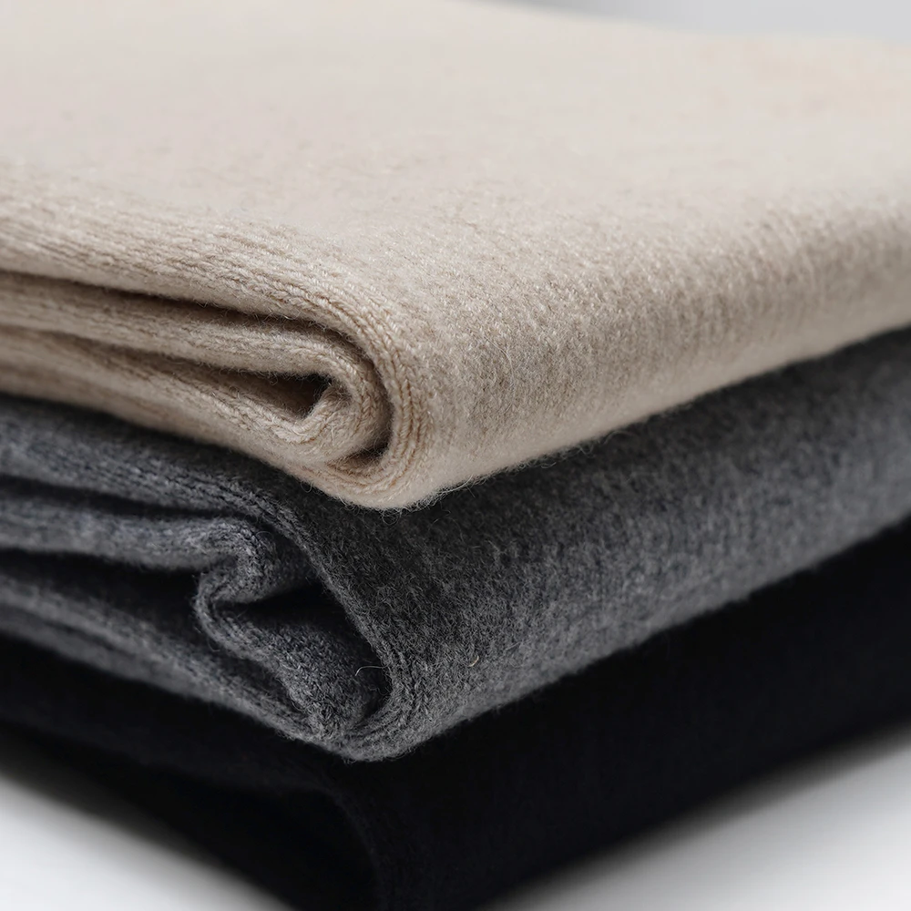 女士100山羊绒裤 无缝一体高腰打底裤 弹力修身舒适保暖羊绒裤